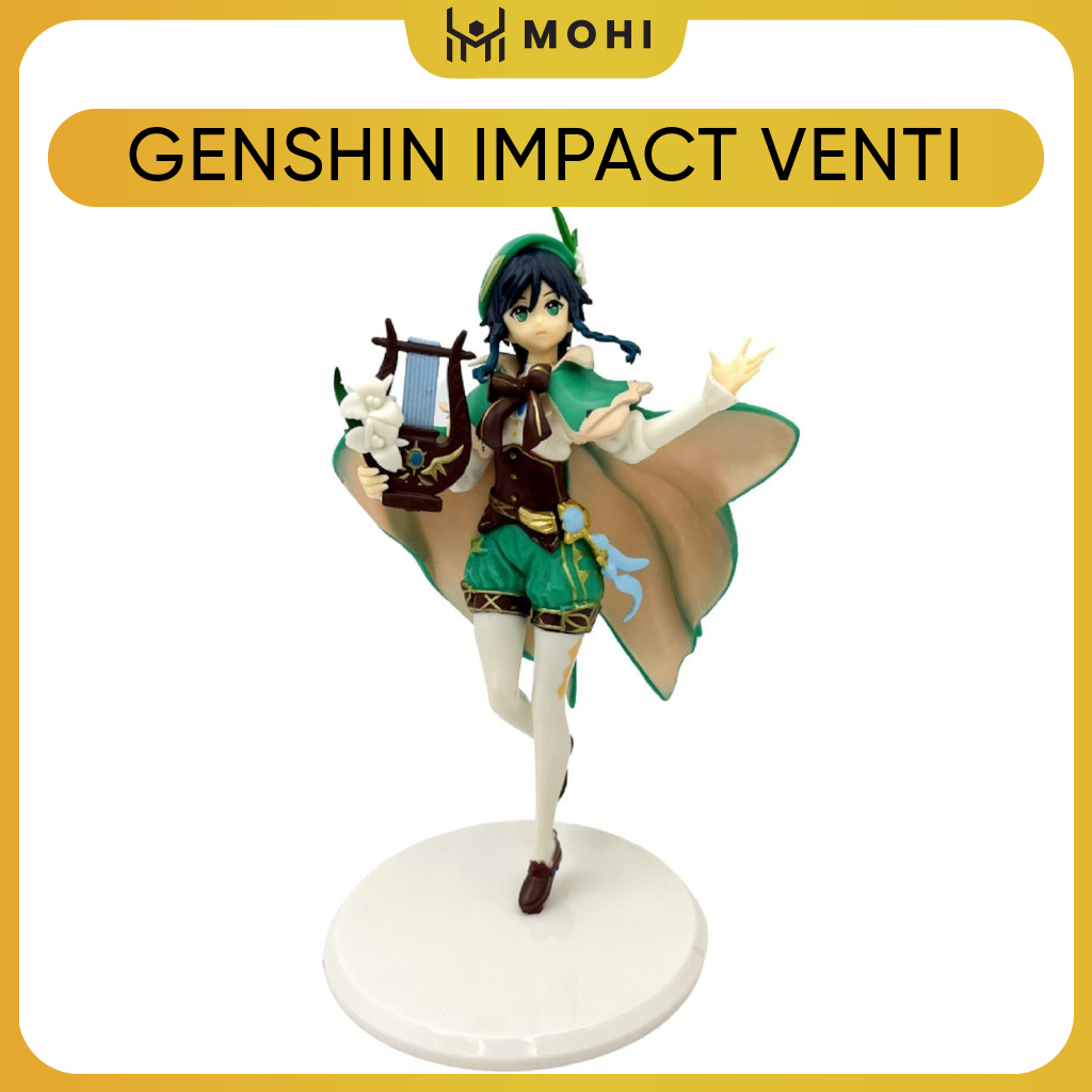 Genshin Impact Venti Figure สูง 18cm น้ําหนัก 190 กรัม - ฟิกเกอร์ Genshin Impact - พร้อมกล่องสี