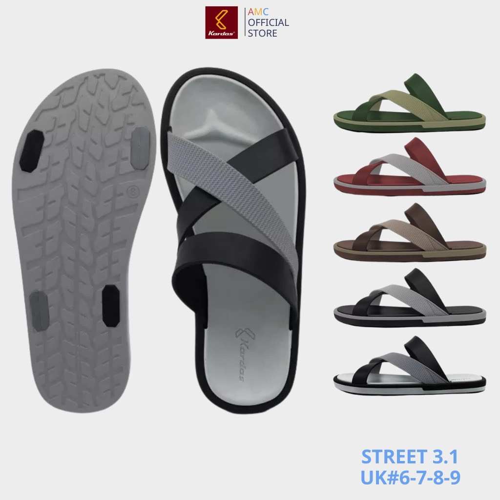 Kardas STREET Mens Thai Sandals 3.1 ของแท้นําเข้า Cross Straps - รองเท้าแตะไทยแท้