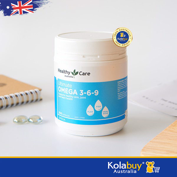 Omega Healthy Care Ultimate Omega 3-6-9 เม็ดอาหารเสริม 200 เม็ด