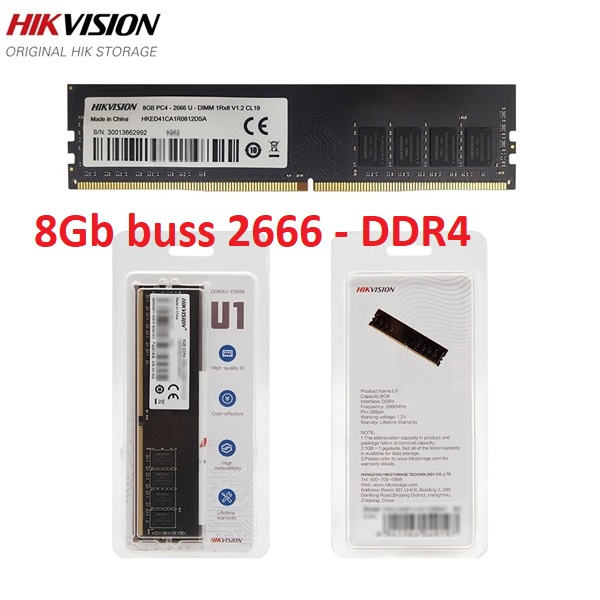Ram DDR3 DDR4 4GB 8GB 16GB Hikvision Hynix Kingmax สําหรับเดสก์ท็อปที่ใช้