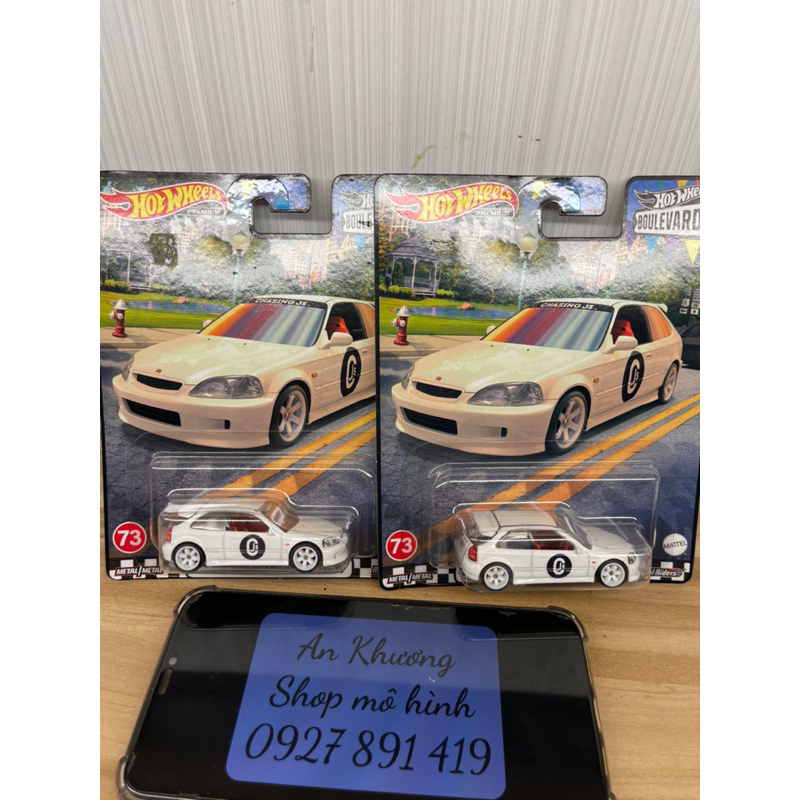 Hkf19 Honda Civic 99 TypeR (EK9) รถโมเดล hotwheels
