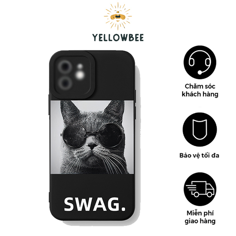 เคสสําหรับ i.phone 6 7 8 Plus X Xr XsM 11 12 13 14 15 ProMax - YL128- YellowBee