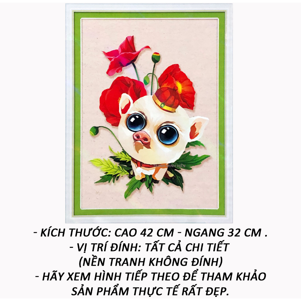 Cute Piglet Diamond Painting 18 - Minh Hien Painting (DIY DIAMOND)