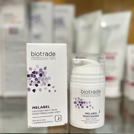 [ ผลิตภัณฑ ์ ของบริษัท ] Biotrade MELABEL WHITENING NIGHT CREAM 50ml - Brightening CREAM, Matte Melasma