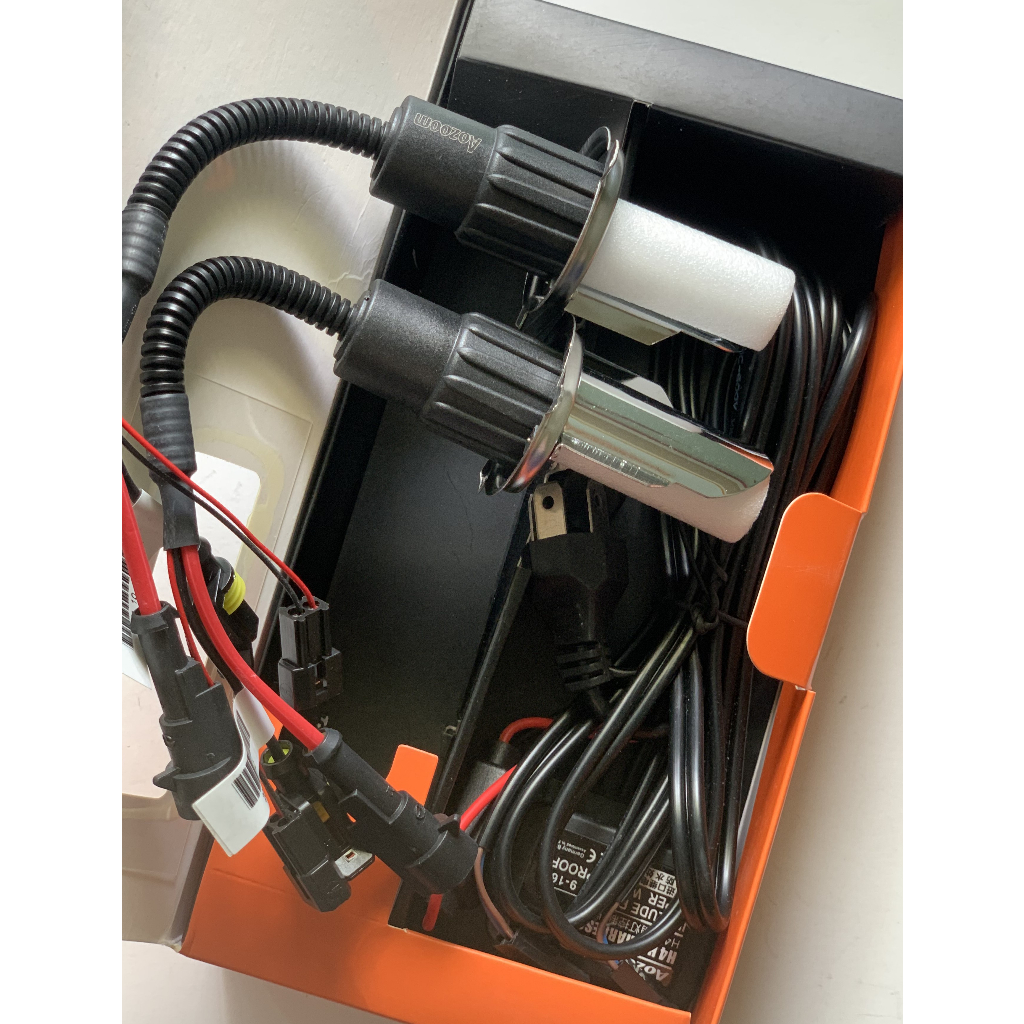 ไฟซีนอนแสงสีขาว HID aozoom H4 1 คู่