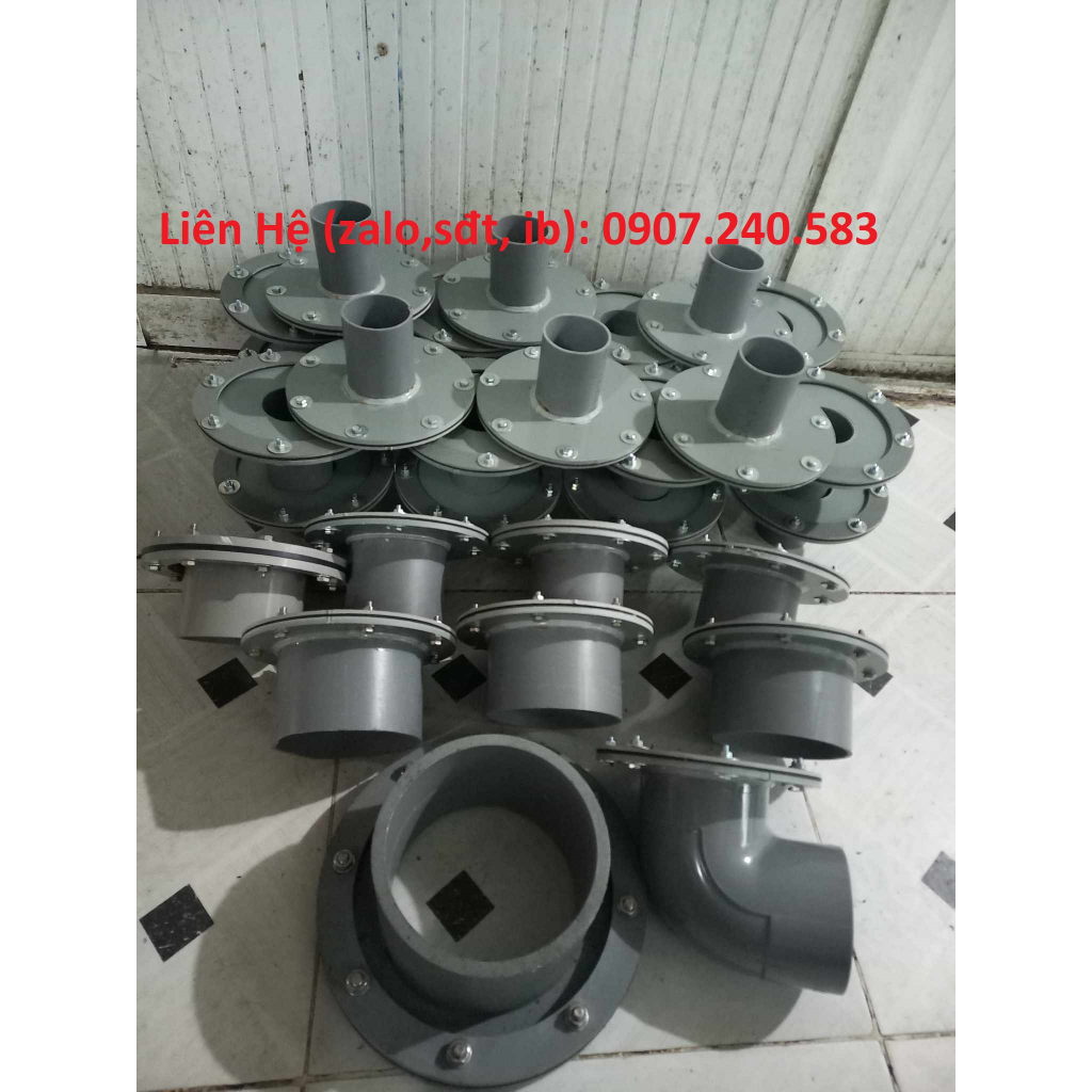 HDPE TANK DRAIN VALVE, DRAINING VALVE (หน้าแปลนไม่-200)