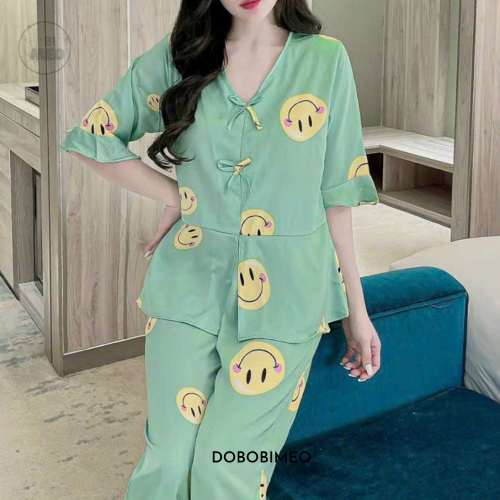 Miss Silk Pajama Set [FREESIZE - DBB00069