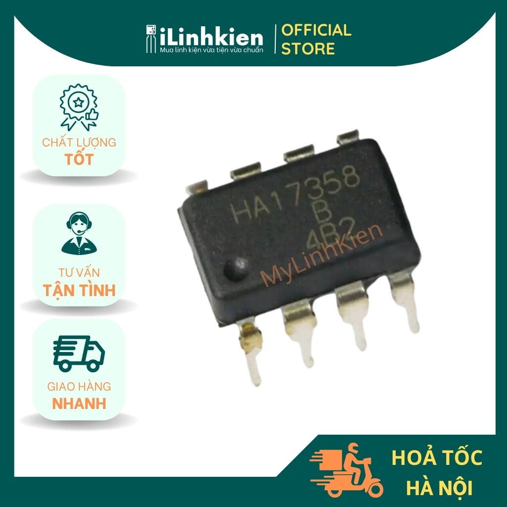 HA17358 Dual Op-Am DIP-8 ของแท้ Hitachi คุณภาพดี