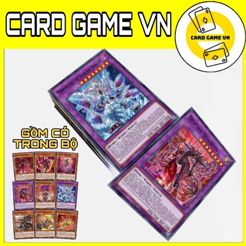 [PRINTED Article] การ์ด YuGiOh - ชุดสํารับ Despia ของ YuGiOh Branded - การ์ดเกม VN