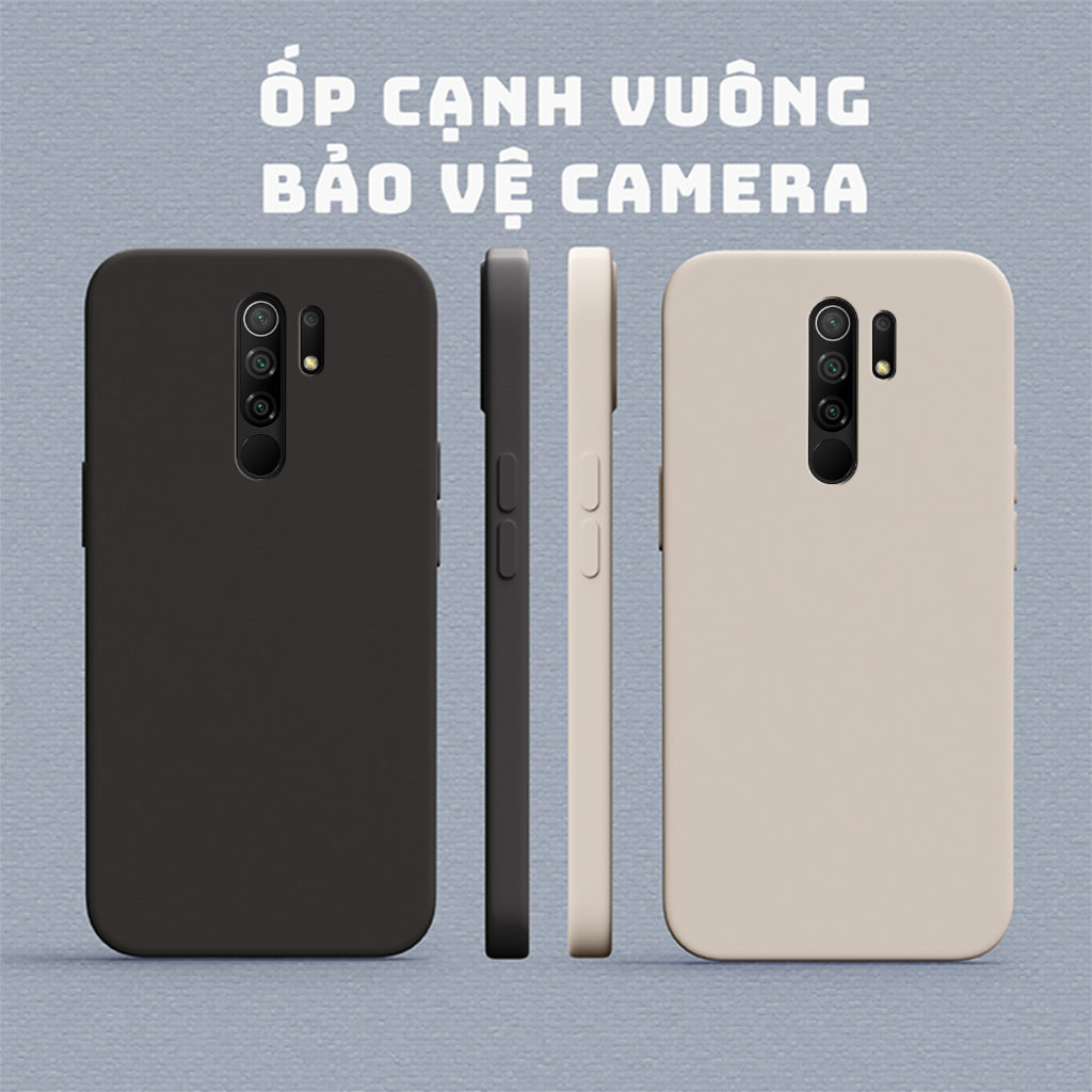 เคสโทรศัพท์ขอบสี่เหลี่ยมสําหรับ XIAOMI REDMI 9A - REDMI 9T - REDMI 9 | SMOOTH TPU CASE FULL CAM PROT