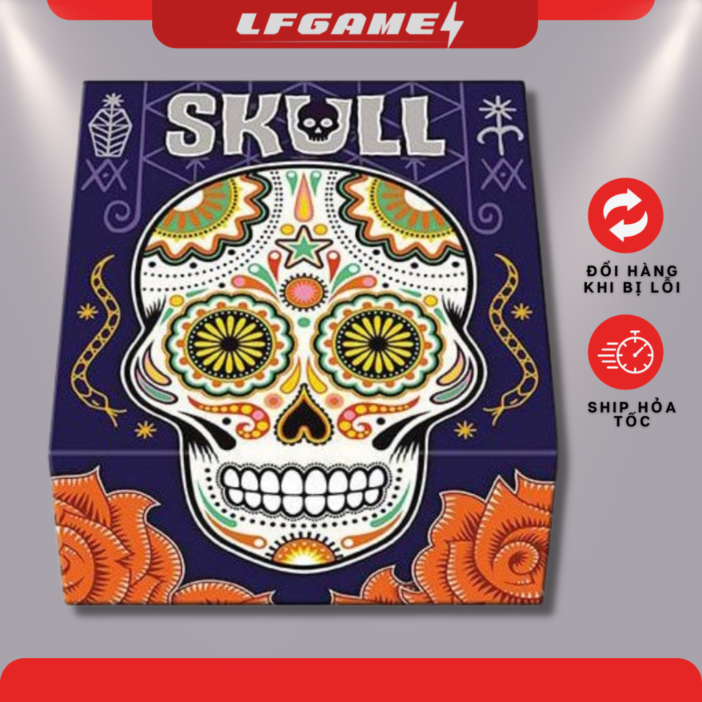 SKULL BOARD GAME SET การ์ด GAME 3 - 6 PERSONS