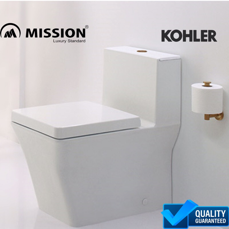 ฝาชักโครกทดแทนสําหรับห้องน้ําชิ้นเดียว Kohler K-17181T-S2-0
