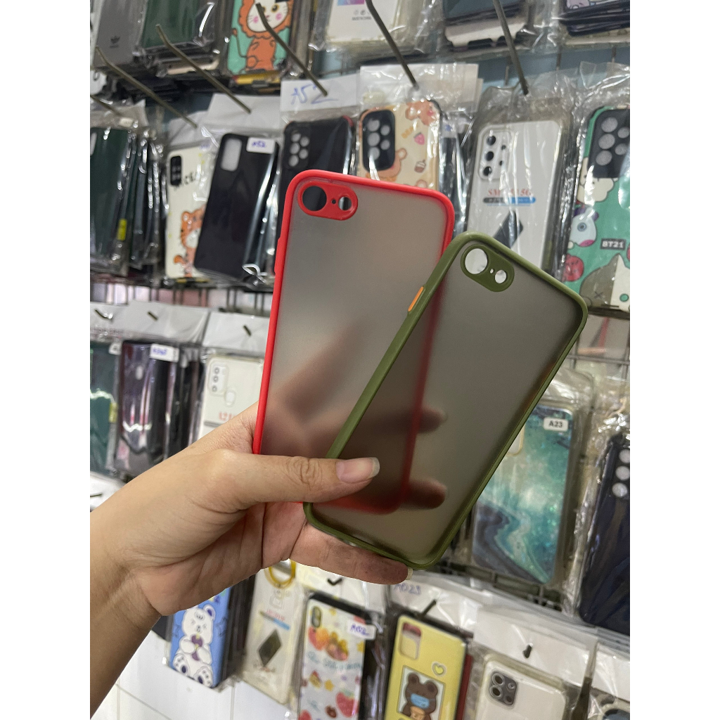 แฟชั่นกันกระแทก Matte โปร่งใสเคสโทรศัพท์สําหรับ samsung m62, reno6z 5g, a02s, hm 9t....