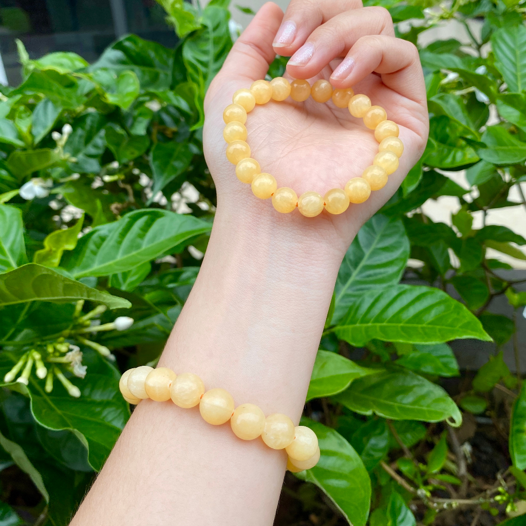 Ng0c สร้อยข้อมือฮวงจุ้ย Hoang Long [GIVE WOODEN BOX] โลหะ องค์ประกอบโลก - ฮวงจุ้ยทิเบต