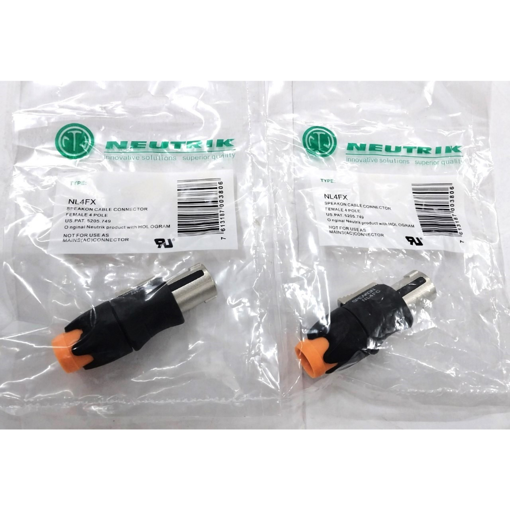 NEUTRIK (โคด้า) SPEAKON NL4FC แจ็คลําโพง - แบบดี