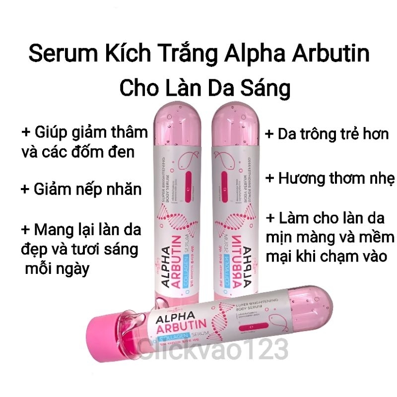 White Alpha Arbutin Body Stimulating Tube Serum ประเทศไทย