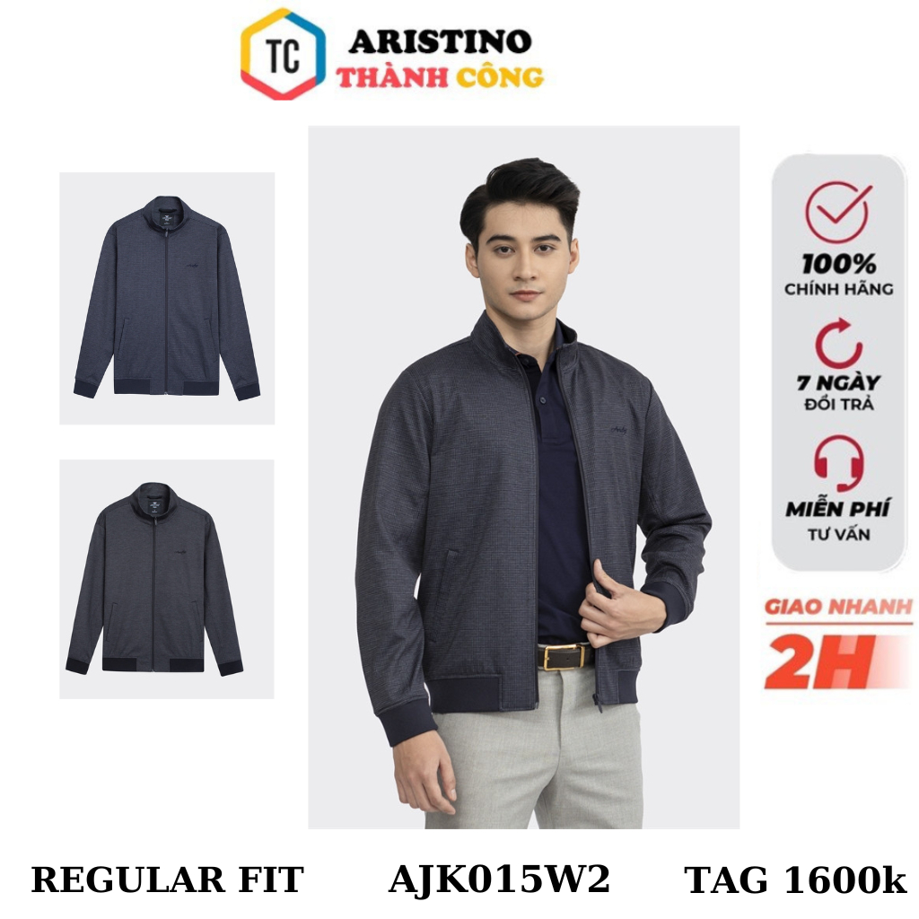 เสื้อกันลม Aristino คอปกคอเต่าและชายหรูหรา AJK015W2-2 สี