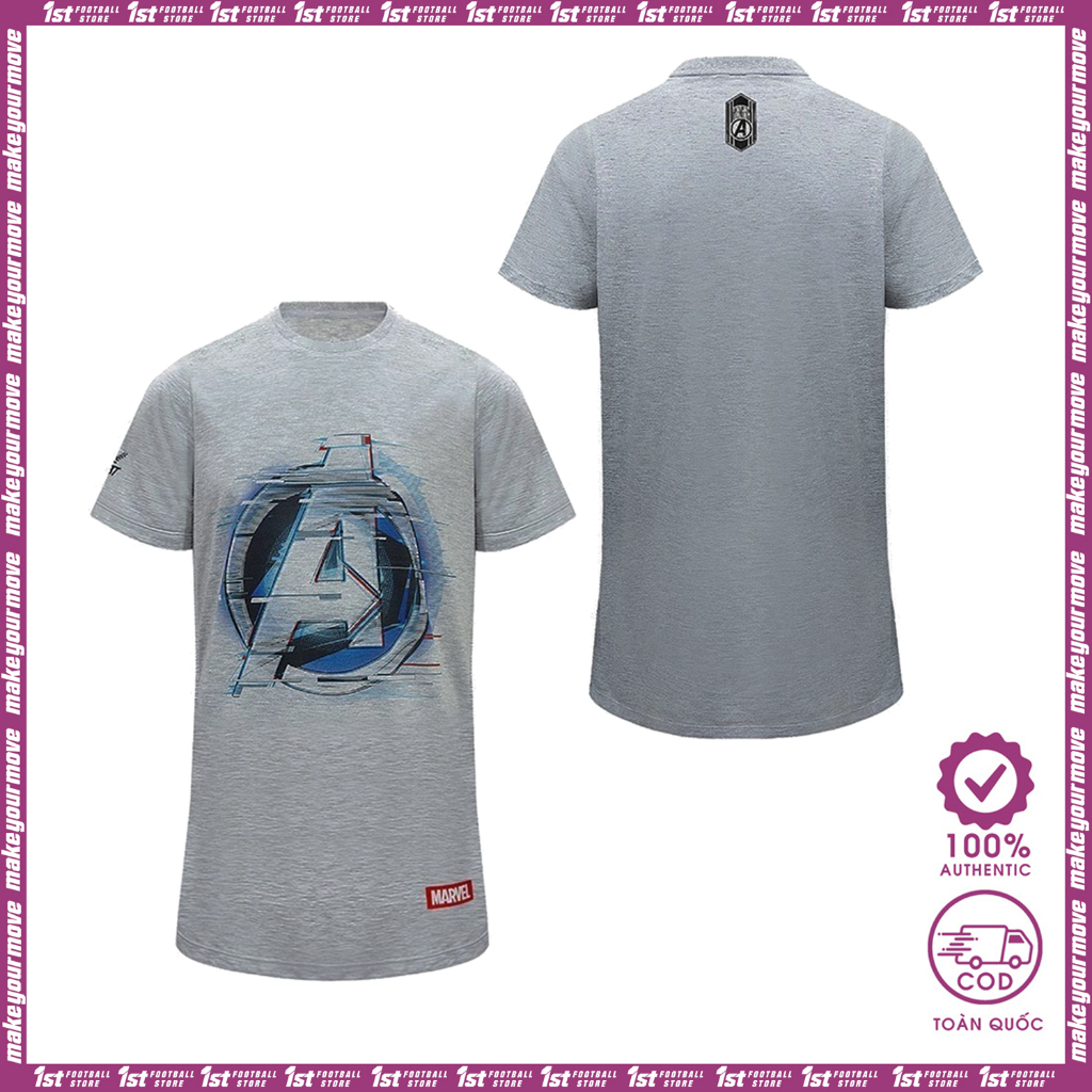 เสื้อยืด Avengers Marvel 12T271 สีเทา - แบรนด์ FBT Thailand