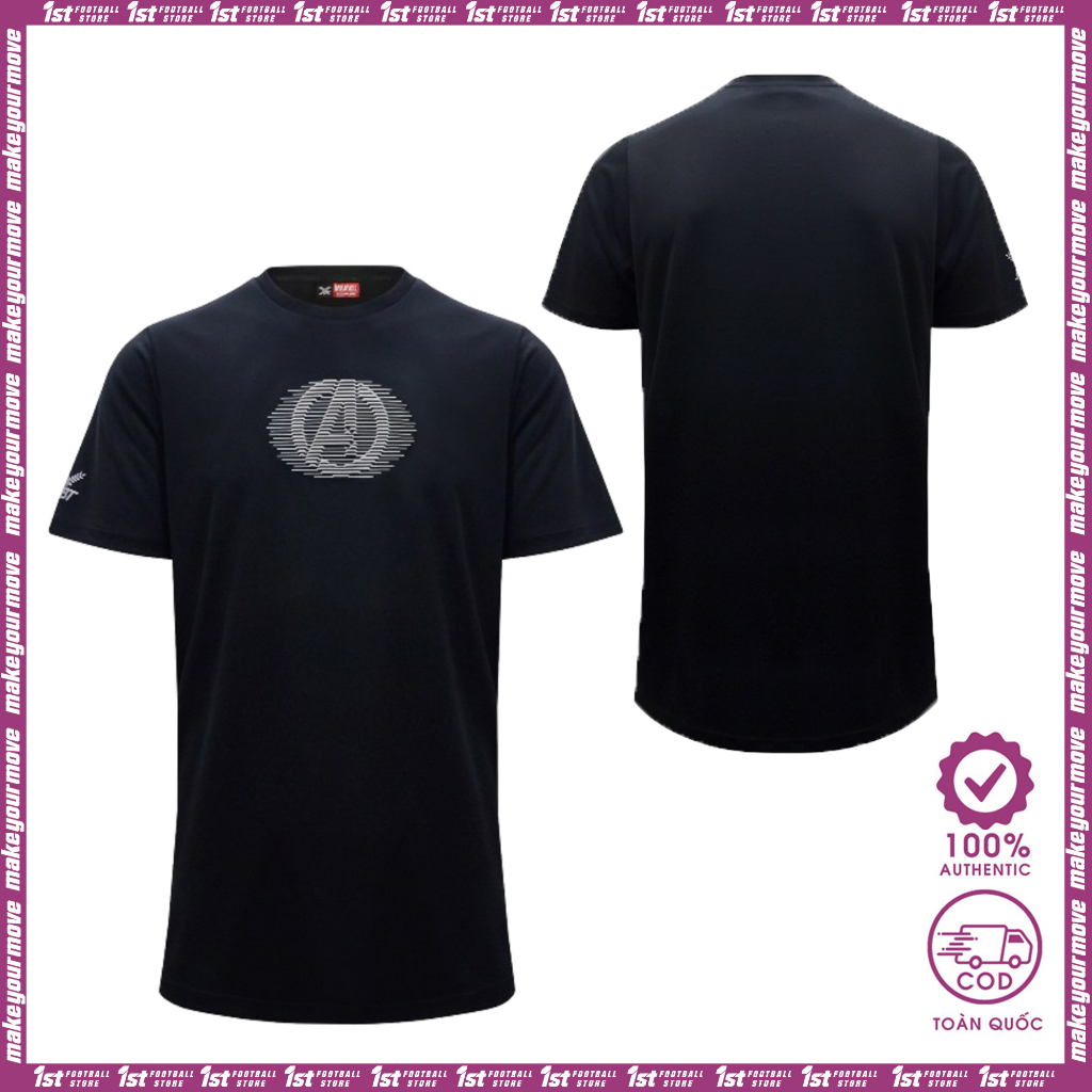 เสื้อยืด Avengers Marvel 12T298 สีดํา - แบรนด์ FBT Thailand