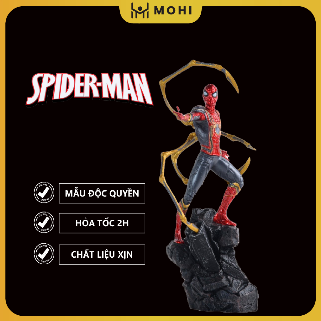 Avenger Model Spider-Man wrap-thing สูง 23 ซม. หนัก 430 กรัม - Avenger Figure - พร้อมกล่องพลาสติก ไม