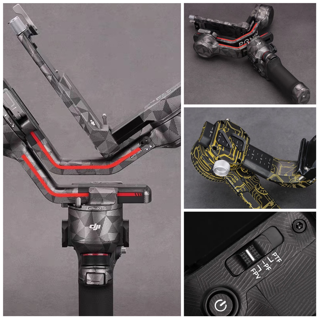 สติ๊กเกอร์และผิวหนัง 3M คุณภาพสูงสําหรับ Gimbal DJI, DJI S, SC, SC2, RS3, RS3 pro, RS3 mini, RS4