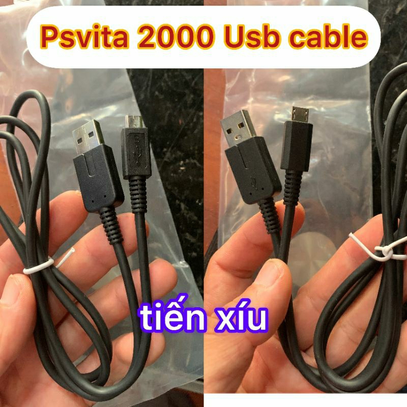 (Liquidation) สาย usb ของแท้ psvita1000 pspvita2000 แหล่งพลังงาน psvita ของแท้ สายชาร์จ USB PSVITA10