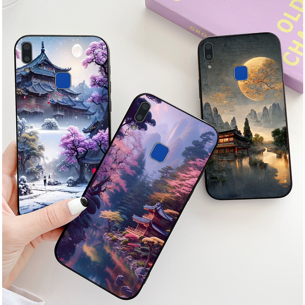 เคส Vivo y91 / vivo y91c / vivo y93 / vivo y95 พิมพ์ลายภูมิทัศน์ญี่ปุ่น