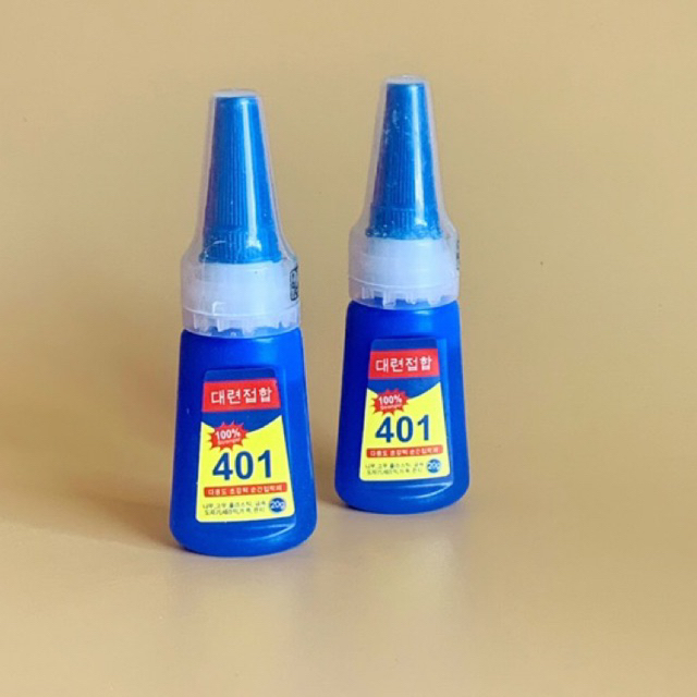 401 กาวติดเล็บ แบบ100%