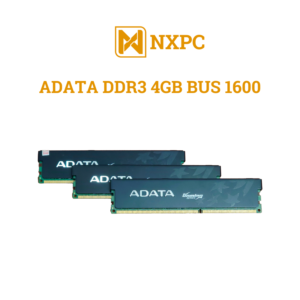 [NXPC ] Pc RAM ADATA GAMING 4GB DDR3 Bus 1600MHz