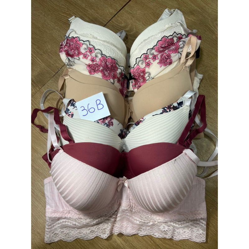 [CHEAP DISCHARGE combo 3 ชิ้น] EXPORT BRA PRODUCTS B ขนาด 32,34,36,38,40 พร้อมข้อผิดพลาดสกปรกผ่านตัว