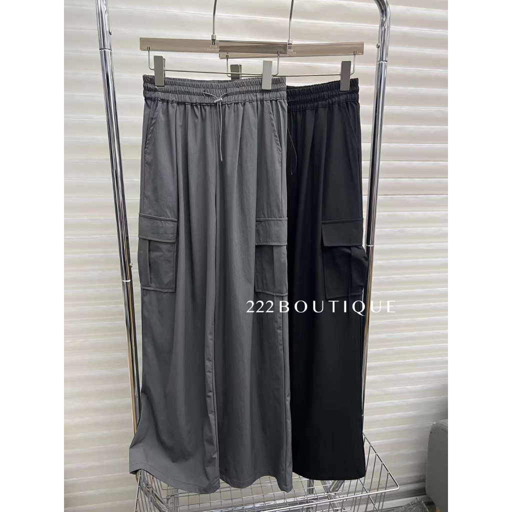Xjong HQ 9921 กางเกงขาตรงกระเป๋าข้าง