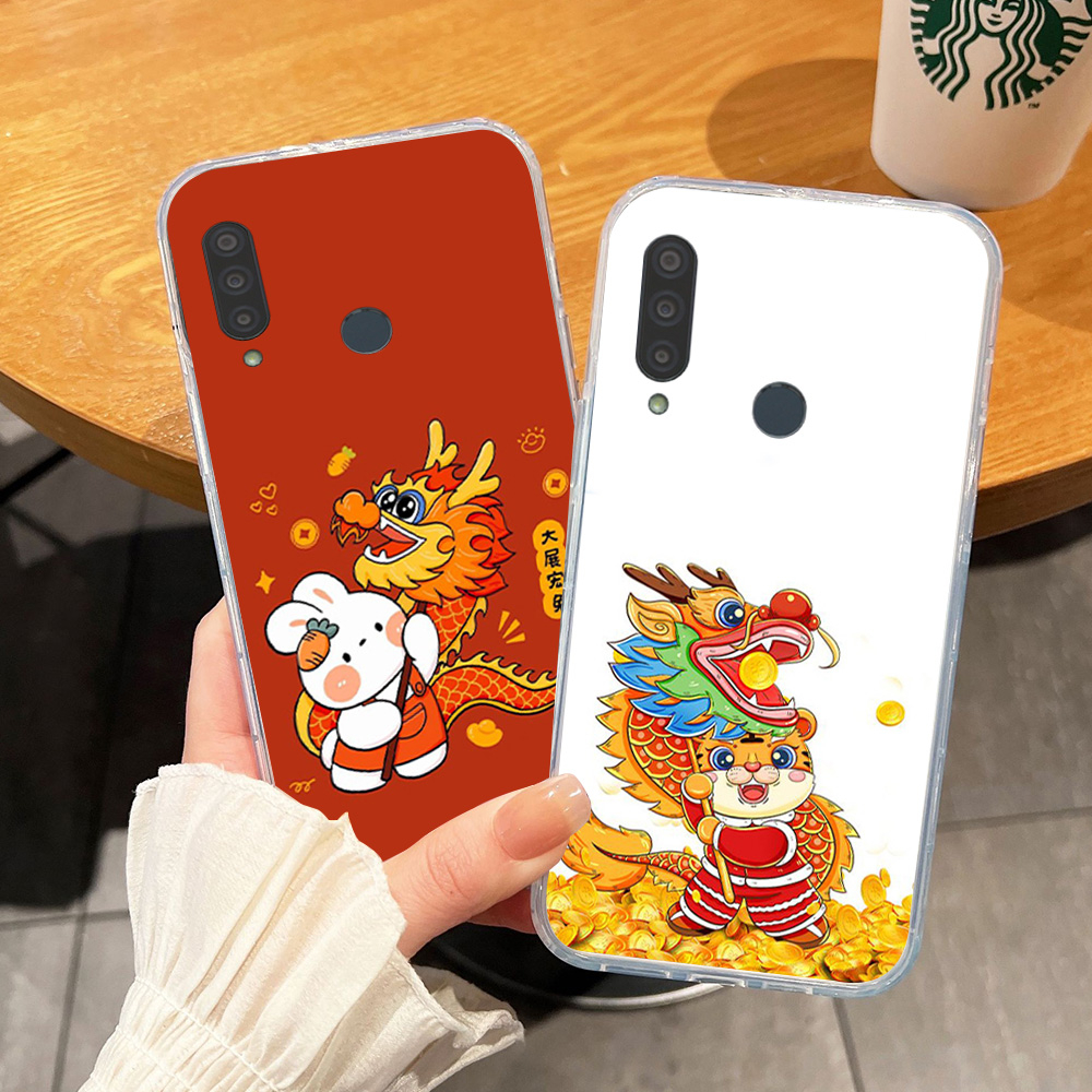 Vsmart Joy 3 / vsmart Joy3 plus / vsmart joy 3+ เคสพิมพ์ลายภาพเต้นรําสิงโตกลางฤดูใบไม้ร่วง