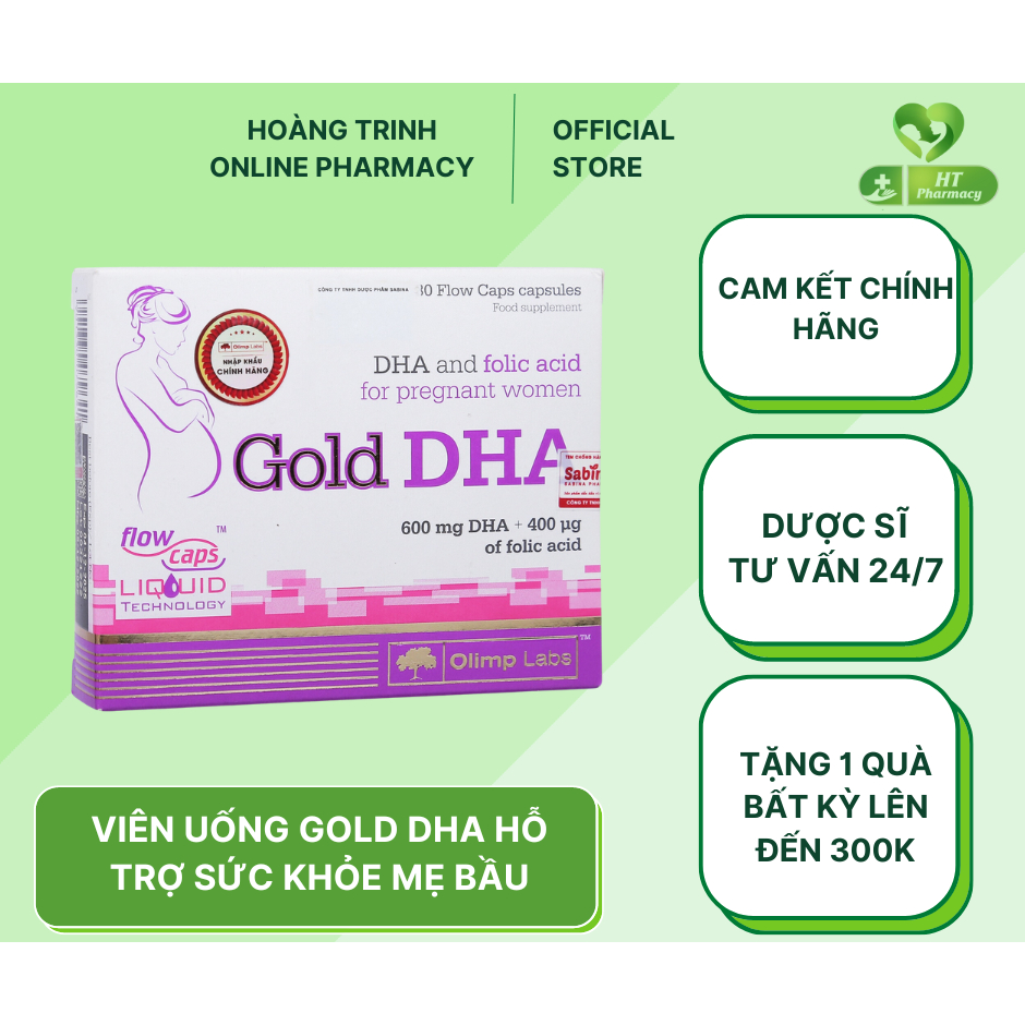 Gold DHA - อาหารเสริม Iron, DHA สําหรับหญิงตั ้ งครรภ ์ และสตรีหลังคลอด