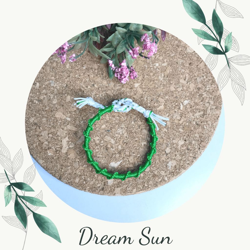 สร้อยข้อมือกลุ่ม Dream Sun Shop ทําจากสร้อยข้อมือเชือกถักรูปทอร์นาโดสุดน่ารัก