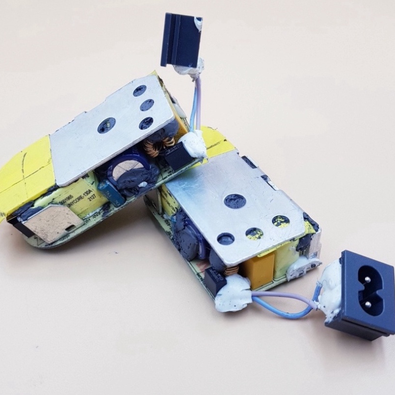 แหล่งพลังงานไม่มีเคส 19V3.42A พร้อมฝาครอบที่ถอดออกได้ honor ADS เฉพาะสําหรับซ่อม DIY 19V อุปกรณ์อิเล