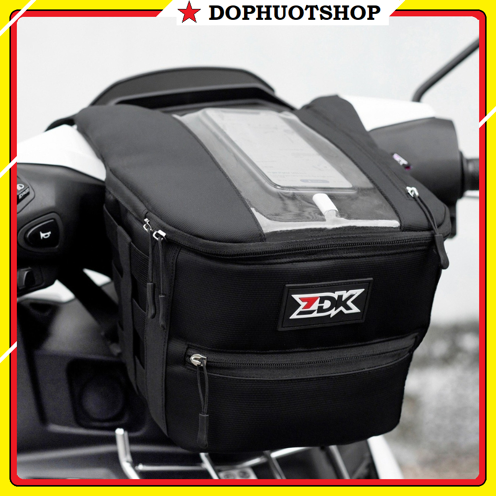 ZDK K2 กระเป๋าโทรศัพท์แนวตั้งแขวนด้านหน้าของมุมมองรถ Google Map Shipper