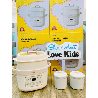 Nồi Nấu Chậm Bear 1,6L Đa Năng 6 Chế Độ Ninh Nấu Hầm Hấp Tiết Kiệm Thời Gian Giữ Trọn Chất Dinh Dưỡng