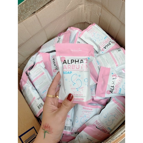 White Alpha Arbutin Collagen Soap Thailand ( พร ้ อมเม ็ ดกันแดด )