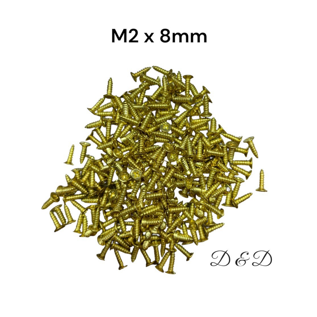 สกรูจิ๋วขนาด M2 x 4mm, 5mm, 6mm, 8mm, 10mm,12mm