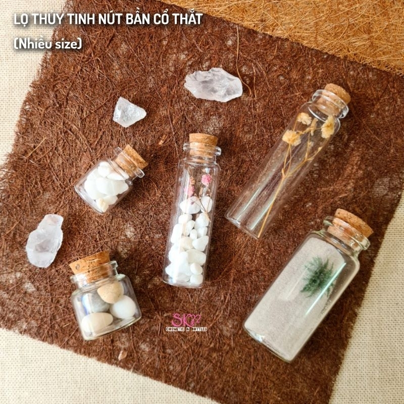 [ซื้อ 2 แถม 1]SMALL NECKLACE BUTTON GLASS JAR ️