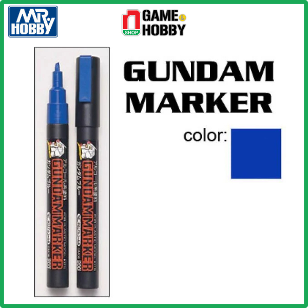 กันดั ้ ม MARKER GM06 - สีฟ ้ า - ปากการะบายสี GUNDAM ของแท ้