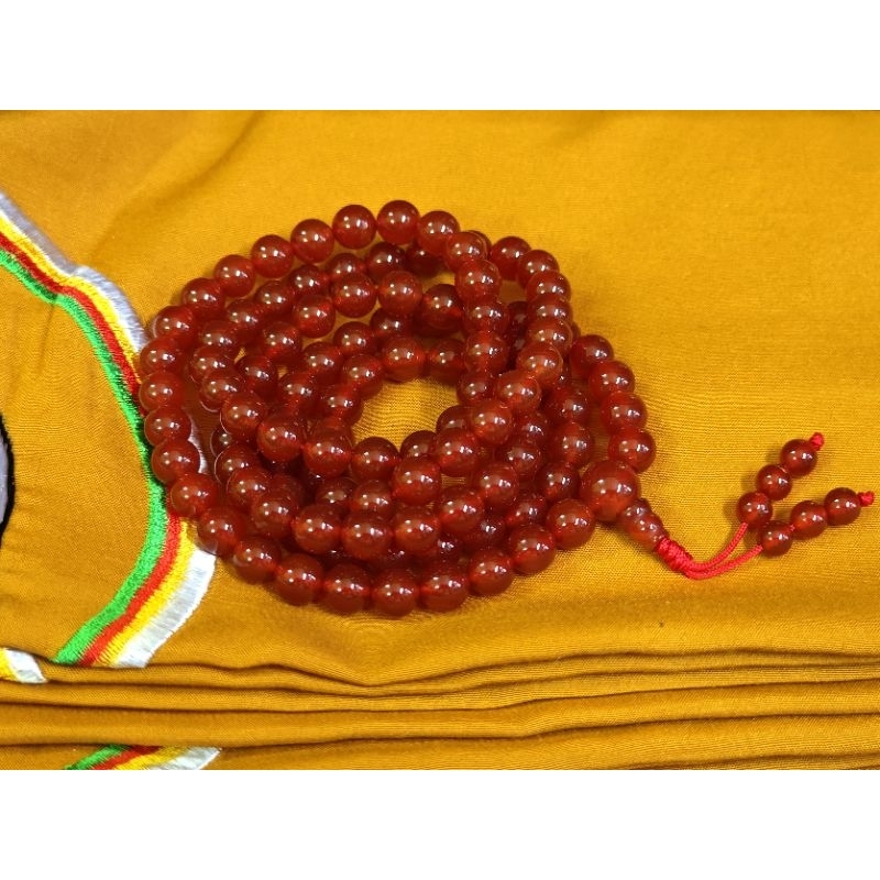 โซ่คาร์เนเลียน 108 BEADS