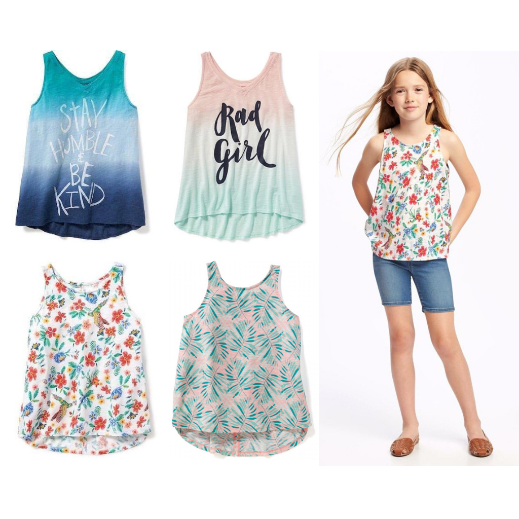 เสื้อกล้ามเด็กผู้หญิง Old Navy ที่ยอดเยี่ยม