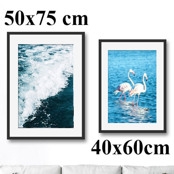 ขนาดใหญ่ PHOTO FRAME 30x45, 30x50, 40x50, 40x60, 50x75, 50x70, 60x90 50x100 พร้อมผิวไมก้า, แขวนผนังต