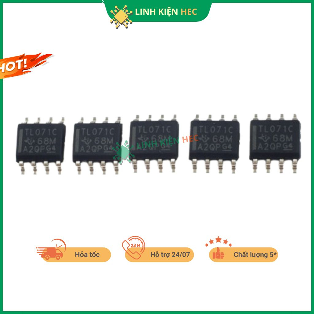 TL071 TL071C SOP-8 อะไหล่แท้ TI hec