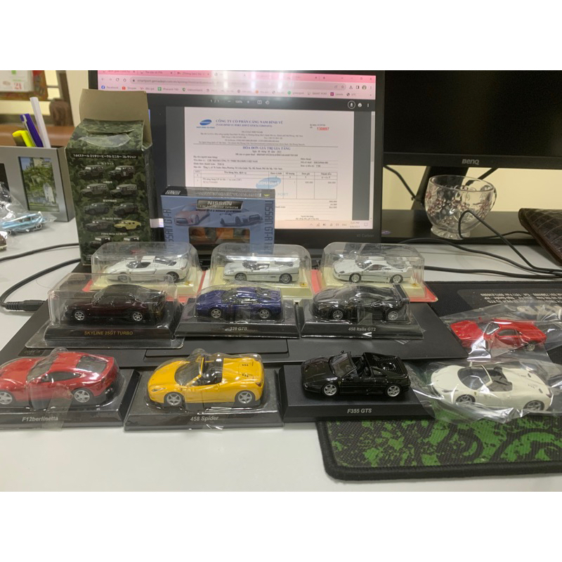 เปรียบเทียบรถยนต์โมเดล Kyosho สเกล 1/64