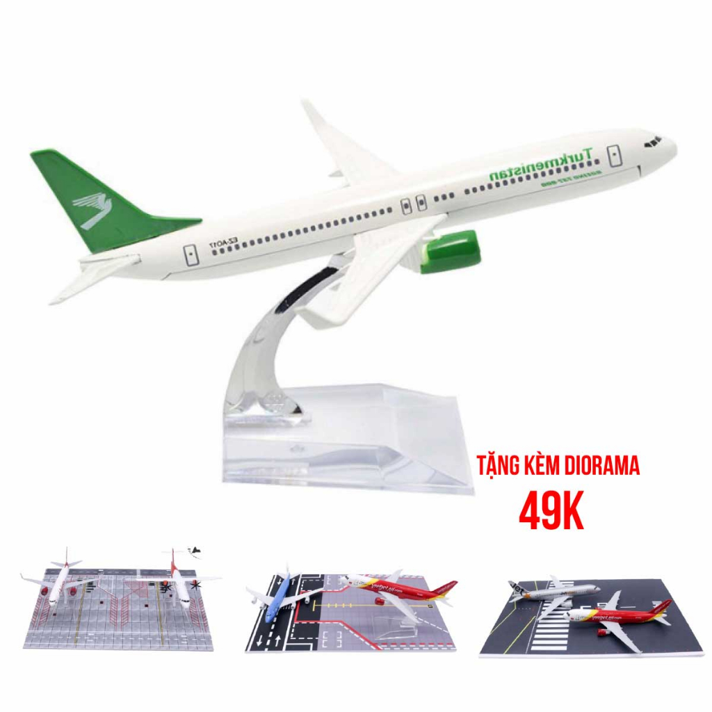 Uzbekistan Turkmenistan โบอิ้ง B777 16 ซม. เครื่องบินโลหะรุ่น MB16172