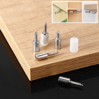 (SET 5) Đinh Ốc CHỮ THẬP bọc silicone dùng chia ngăn tủ, làm kệ đỡ, học tủ treo vật dụng tiện lợi