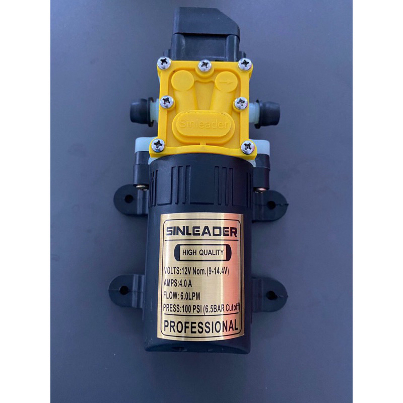 ปั๊มบูสเตอร์ Sinleader 12V พร้อมการไหล 5L/min ใช้สําหรับพ่นหมอก รดน้ํากล้วยไม้....