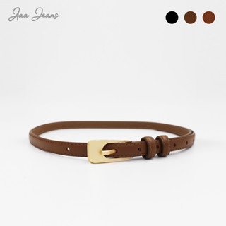 เข็มขัดผู้หญิง เวอร์ชั่นเล็ก หนังแท้ 1.5 ซม - Aaa Jeans
